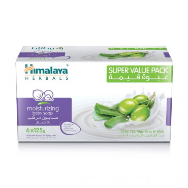 HIMALAYA ALO VERA BABY SOAP 6S*125GM