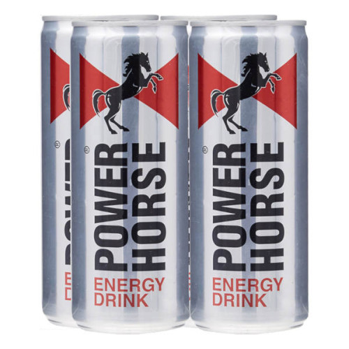 Power Horse Energy Drink 4 x 250ml باور هورس مشروب طاقة 4 × 250 مل