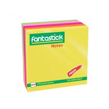 FANTASTICK FKN303-05CF STICK NOTES 3X3 5COL FLUOR