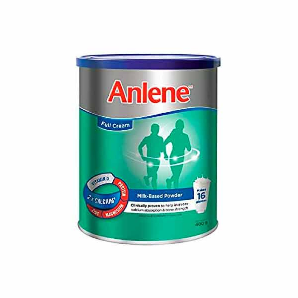ANLENE FULL CREAM HIGH CALCIUM MILK POWDER 400GM 
