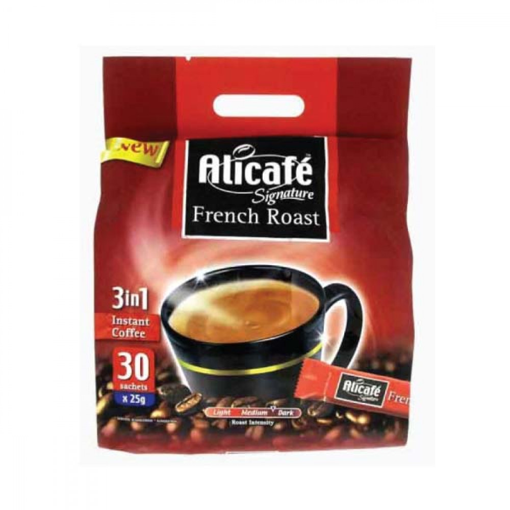 Alicafe Signature French Roast 3 in 1 Coffee 30 x 25gm  Alicafe Signature French Roast 3 in 1 Coffee 30 x 25gm